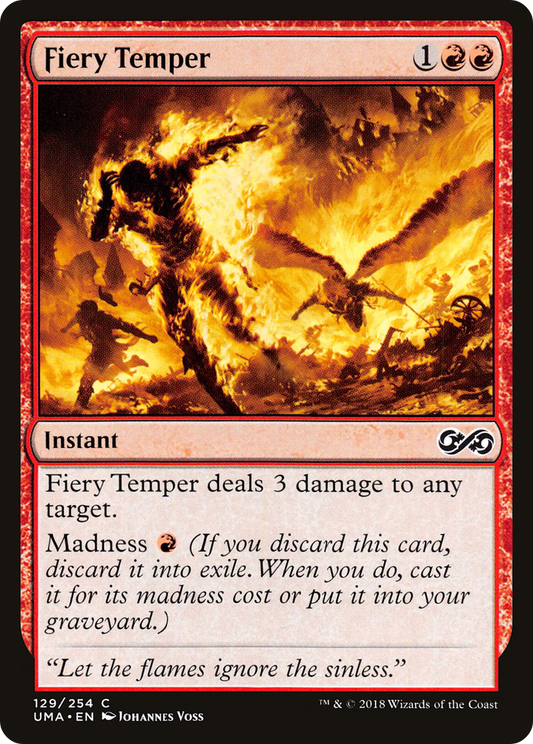 Fiery Temper (UMA-129) - Ultimate Masters Foil