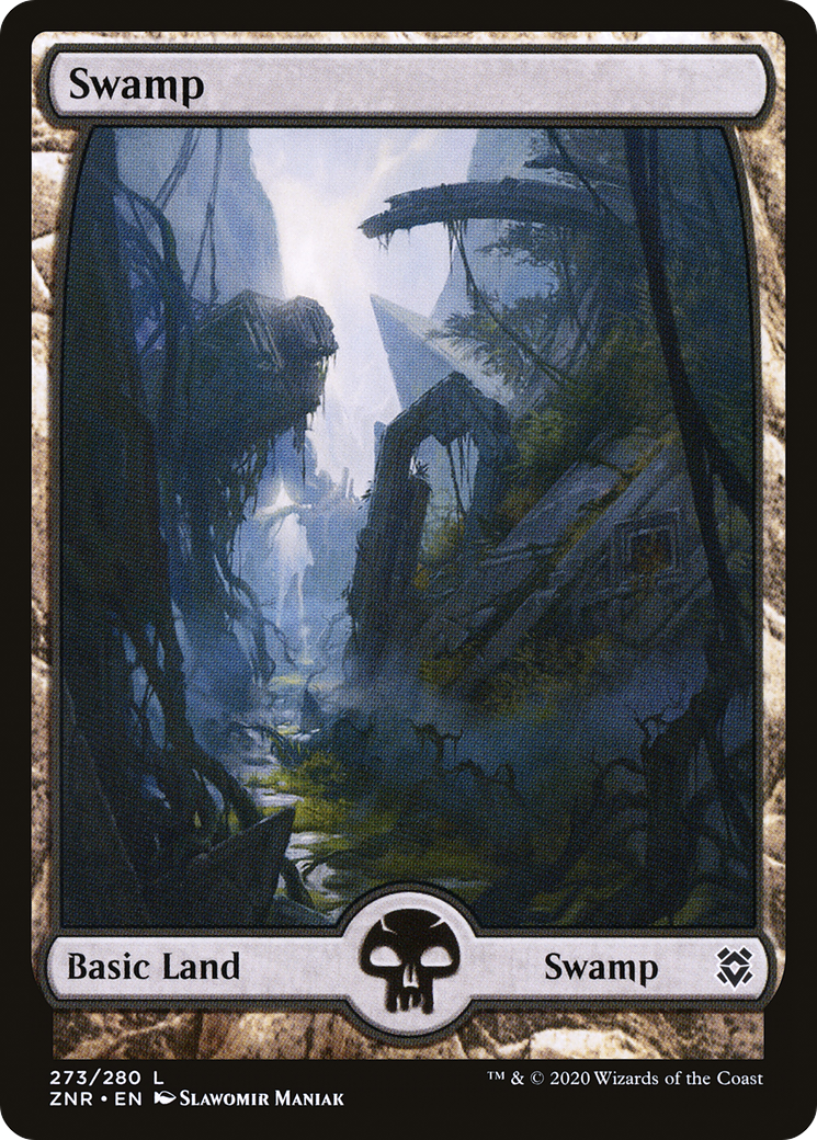 Swamp (ZNR-273) - Zendikar Rising: (Full Art) Foil