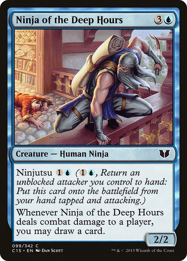 Ninja of the Deep Hours (C15-099) - Commander 2015