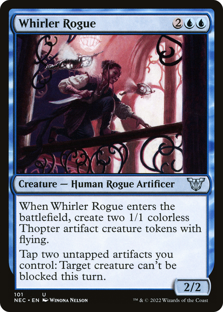 Whirler Rogue (NEC-101) - Neon Dynasty Commander