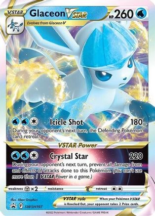 Glaceon VSTAR SWSH197 - SWSH Sword & Shield Promo Cards Holofoil - Promo