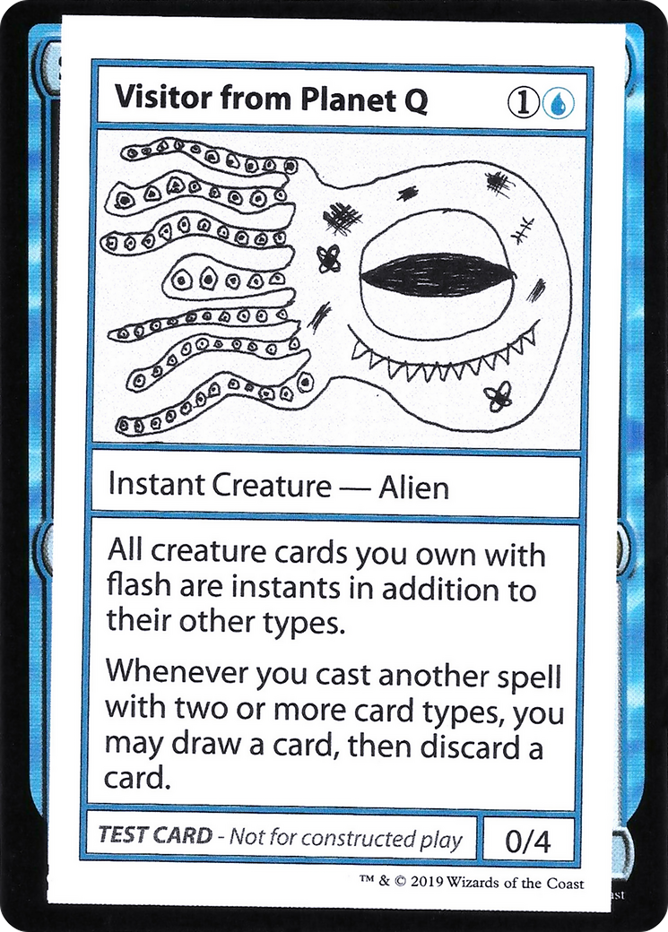 Visitor from Planet Q (CMB2-033) - Mystery Booster Playtest Cards 2021