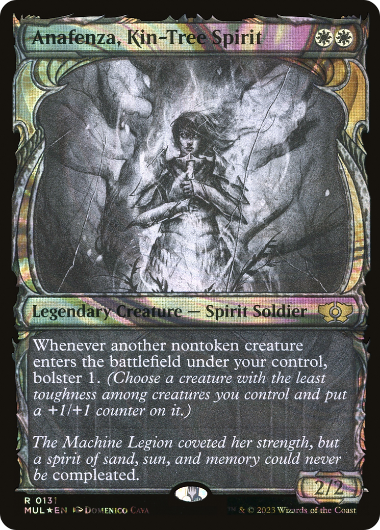 Anafenza, Kin-Tree Spirit (MUL-131) - Multiverse Legends: (Showcase) Foil