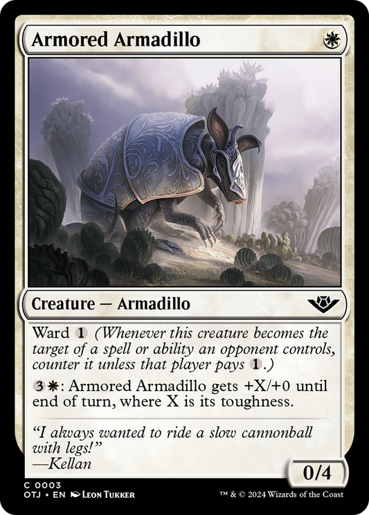 Armored Armadillo (OTJ-003) - Outlaws of Thunder Junction Foil