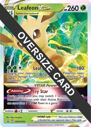 Leafeon VSTAR - SWSH195 SWSH195 - Jumbo Cards Holofoil