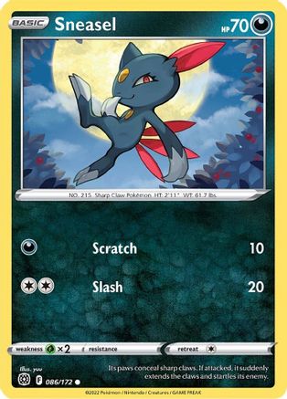 Sneasel 86/172 - Brilliant Stars