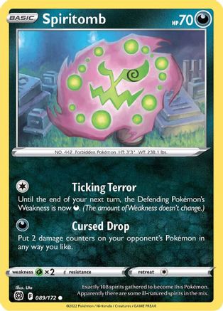 Spiritomb 89/172 - Brilliant Stars Reverse Holofoil