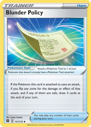 Blunder Policy 131/172 - Brilliant Stars Reverse Holofoil