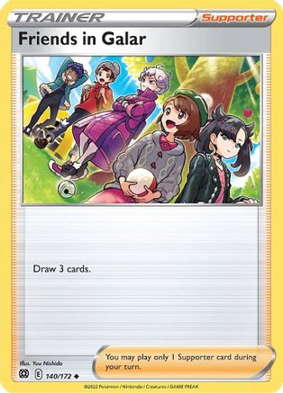 Friends in Galar 140/172 - SWSH09 Brilliant Stars Reverse Holofoil - Uncommon