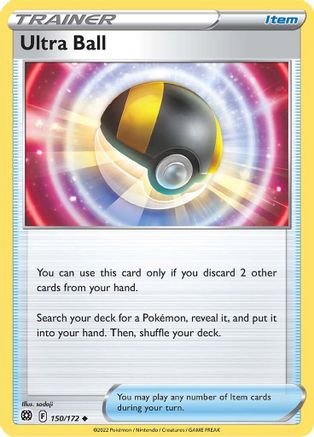 Ultra Ball 150/172 - SWSH09 Brilliant Stars Reverse Holofoil - Uncommon