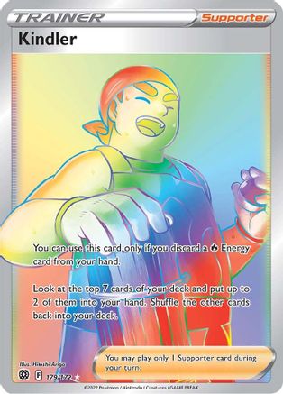 Kindler (Secret) 179/172 - SWSH09 Brilliant Stars Holofoil - Secret Rare
