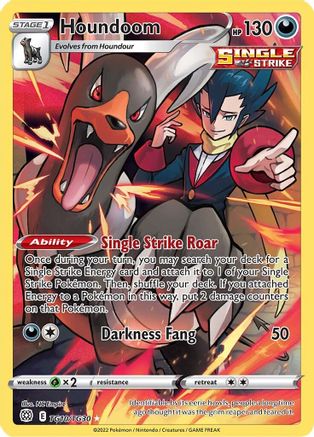 Houndoom TG10/TG30 - SWSH09 Brilliant Stars Trainer Gallery Holofoil - Ultra Rare