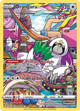 Oranguru TG12/TG30 - SWSH09 Brilliant Stars Trainer Gallery Holofoil - Ultra Rare