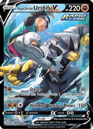 Rapid Strike Urshifu V TG20/30 - Brilliant Stars Trainer Gallery Holofoil