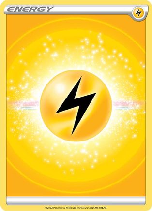 Lightning Energy (2022 Unnumbered) - SWSH09 Brilliant Stars Reverse Holofoil - Common