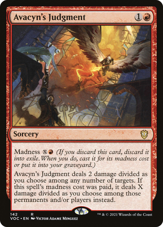 Avacyn's Judgment (VOC-142) - Crimson Vow Commander