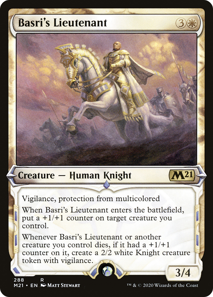 Basri's Lieutenant (Showcase) (M21-288) - Core Set 2021: (Showcase) Foil