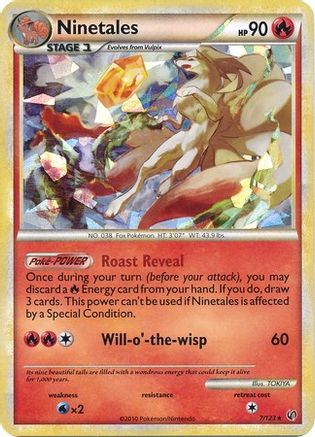 Ninetales 007/123 - Blister Exclusives Holofoil - Promo