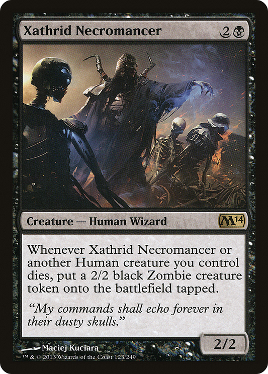 Xathrid Necromancer (M14-123) - Magic 2014 Foil