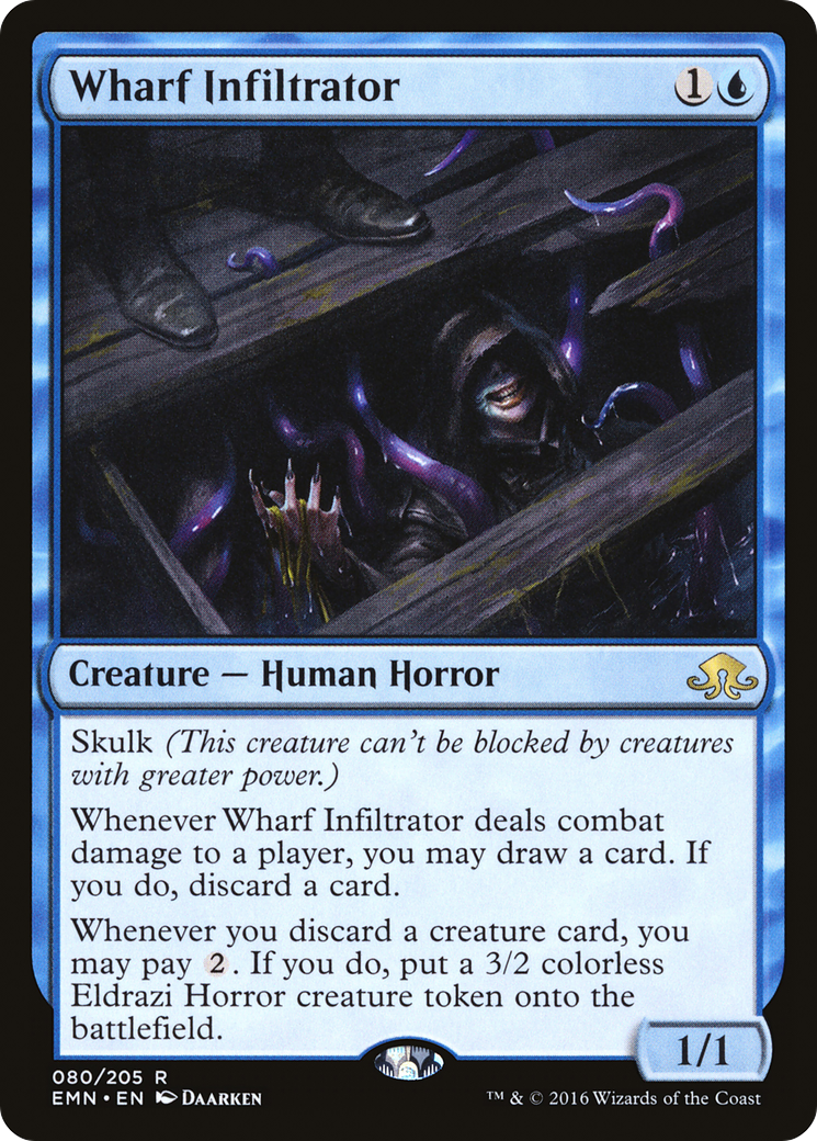 Wharf Infiltrator (EMN-080) - Eldritch Moon Foil