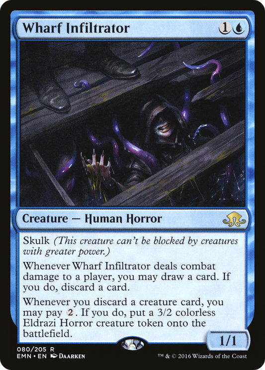 Wharf Infiltrator (EMN-080) - Eldritch Moon Foil