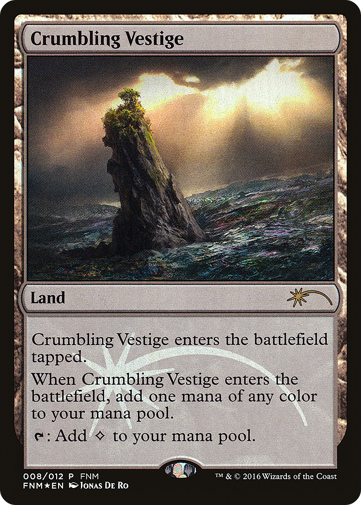 Crumbling Vestige (F16-008) - Friday Night Magic 2016 Foil