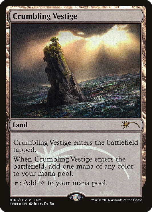 Crumbling Vestige (F16-008) - Friday Night Magic 2016 Foil