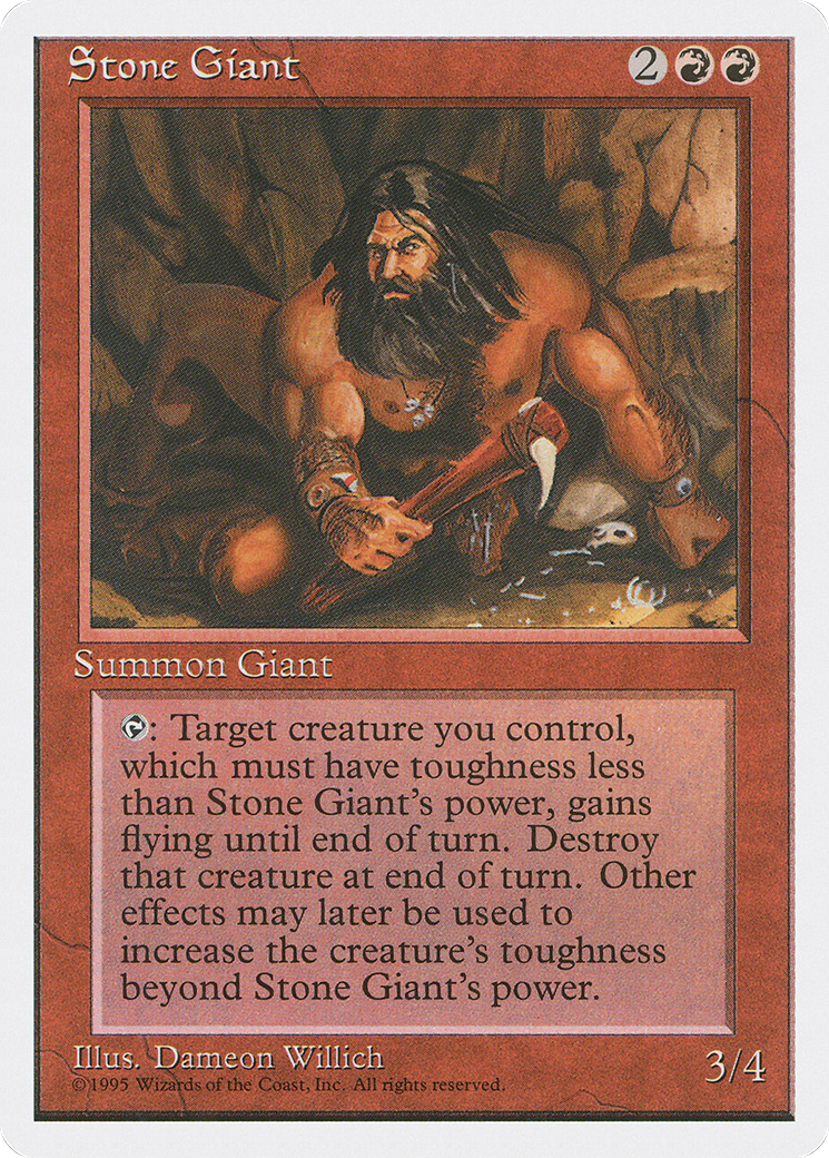 Stone Giant (4ED-223) - Fourth Edition