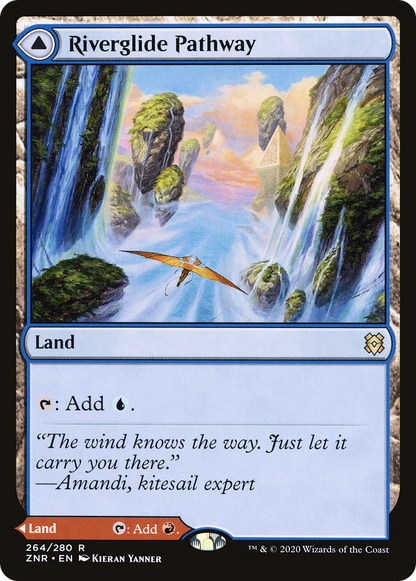 Riverglide Pathway // Lavaglide Pathway (ZNR-264) - Zendikar Rising