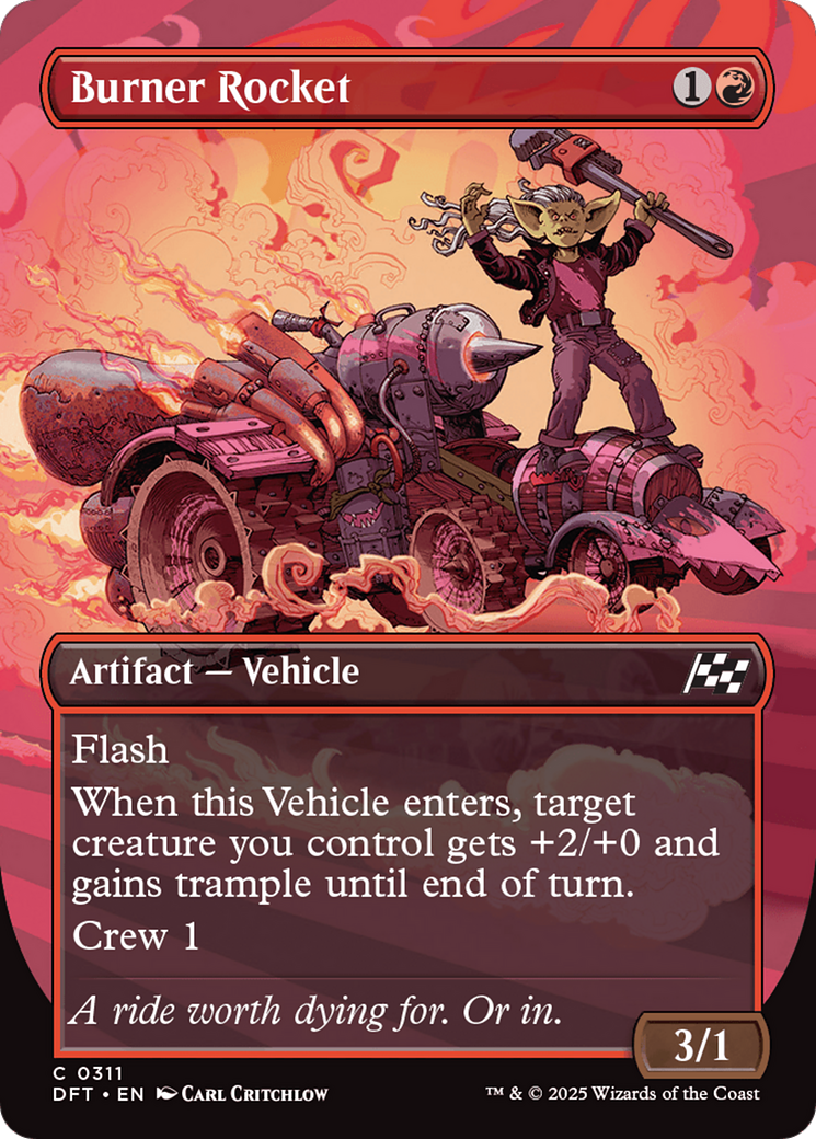 Burner Rocket  (Borderless)(DFT-311) - Aetherdrift Foil
