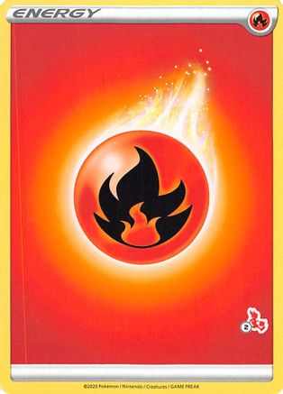 Fire Energy (#2 Cinderace Stamped)  - Battle Academy 2022 Normal
