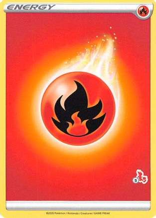 Fire Energy (#5 Cinderace Stamped)  - Battle Academy 2022 Normal