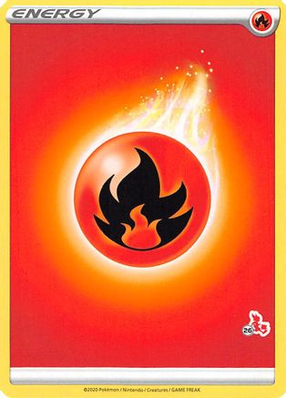 Fire Energy (#26 Cinderace Stamped)  - Battle Academy 2022 Normal