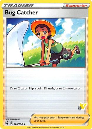 Bug Catcher - 226/264 (#26 Pikachu Stamped)  - Battle Academy 2022 Normal - Promo