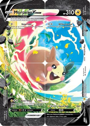 Morpeko V-Union [Set of ] (SWSH218) - SWSH Sword & Shield Promo Cards Holofoil - Promo