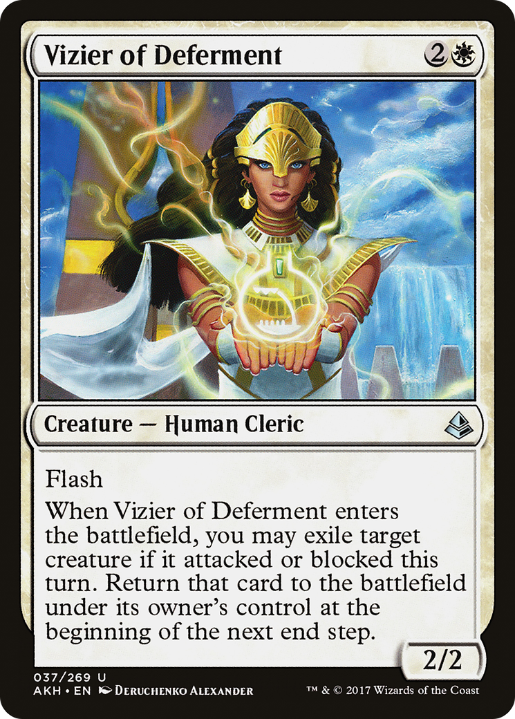 Vizier of Deferment (AKH-037) - Amonkhet Foil