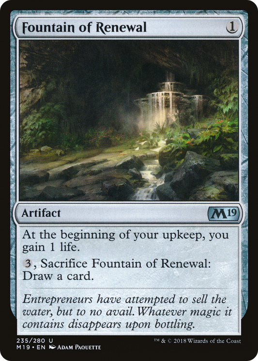 Fountain of Renewal (M19-235) - Core Set 2019 Foil