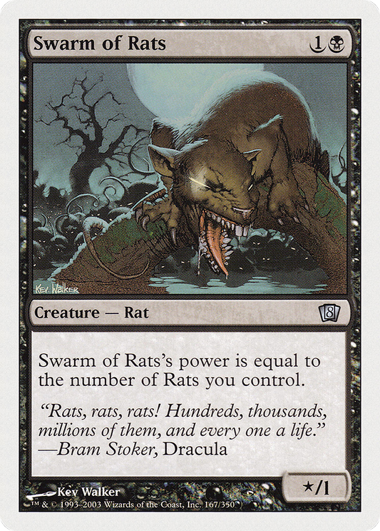 Swarm of Rats (8ED-167) - Eighth Edition