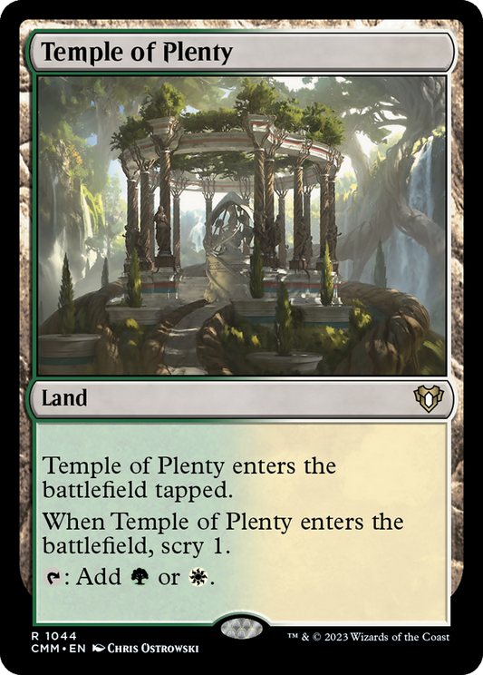 Temple of Plenty (CMM-1044) - Commander Masters