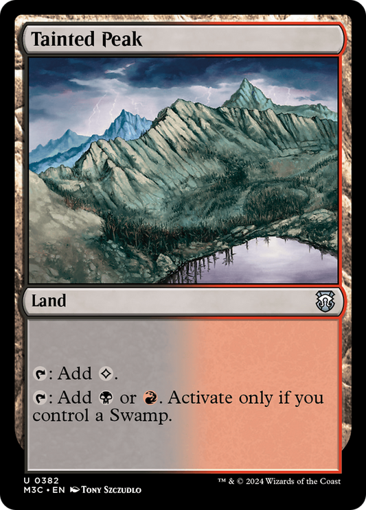 Tainted Peak (M3C-382) - Modern Horizons 3 Commander Foil