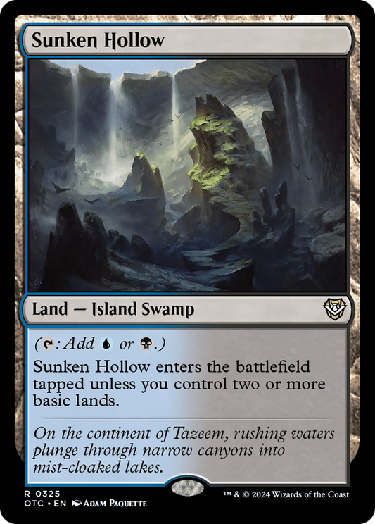 Sunken Hollow (OTC-325) - Outlaws of Thunder Junction Commander