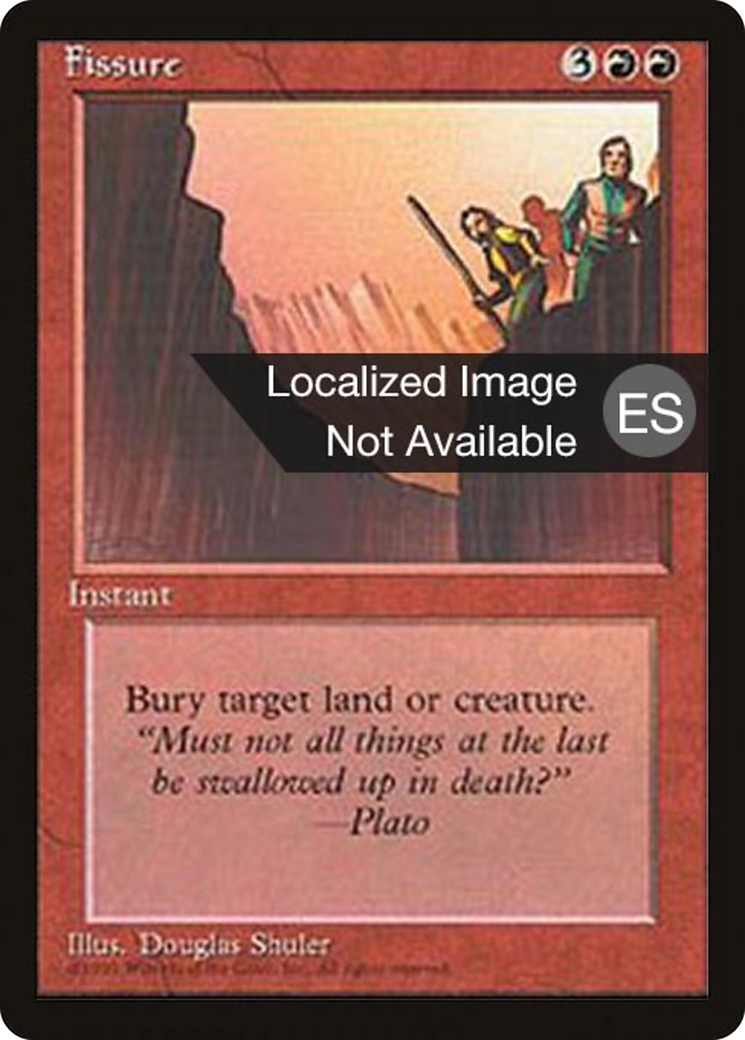 Fissure (4BB-194) - Fourth Edition Foreign Black Border