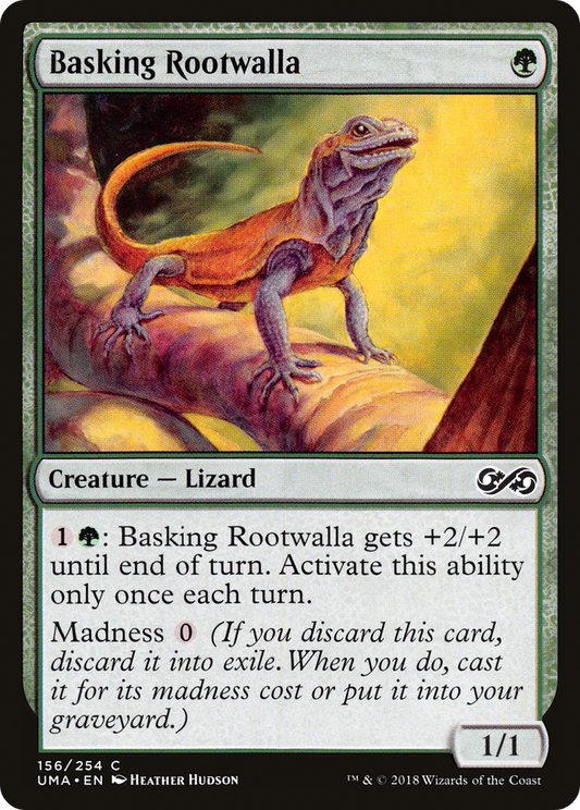 Basking Rootwalla (UMA-156) - Ultimate Masters Foil