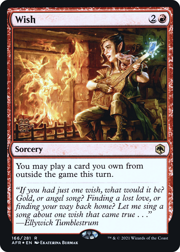 Wish (PRE-166S) - Adventures in the Forgotten Realms Promos (Prerelease) Foil