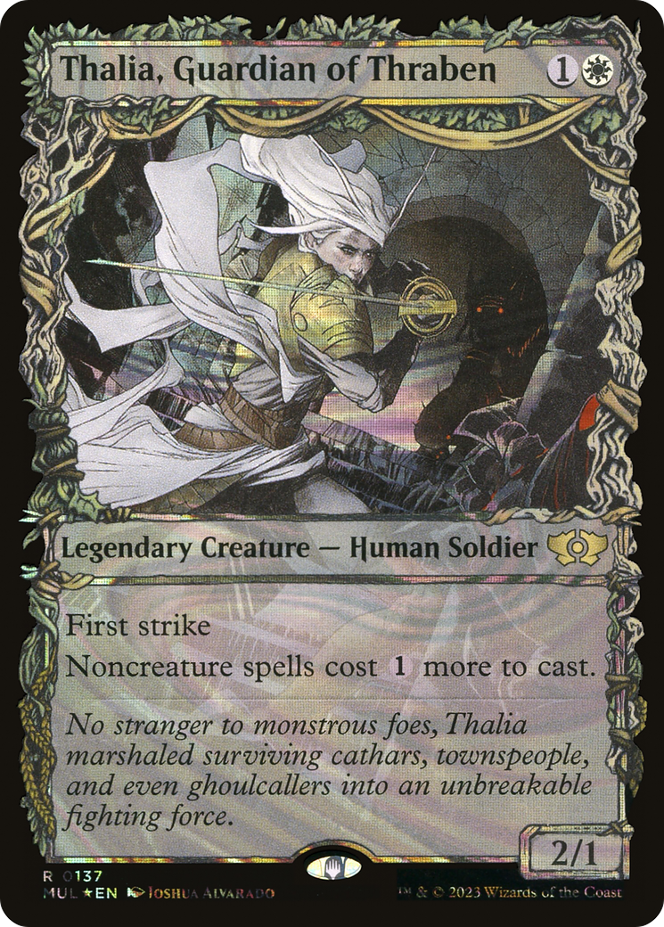 Thalia, Guardian of Thraben (MUL-137) - Multiverse Legends: (Showcase) Foil