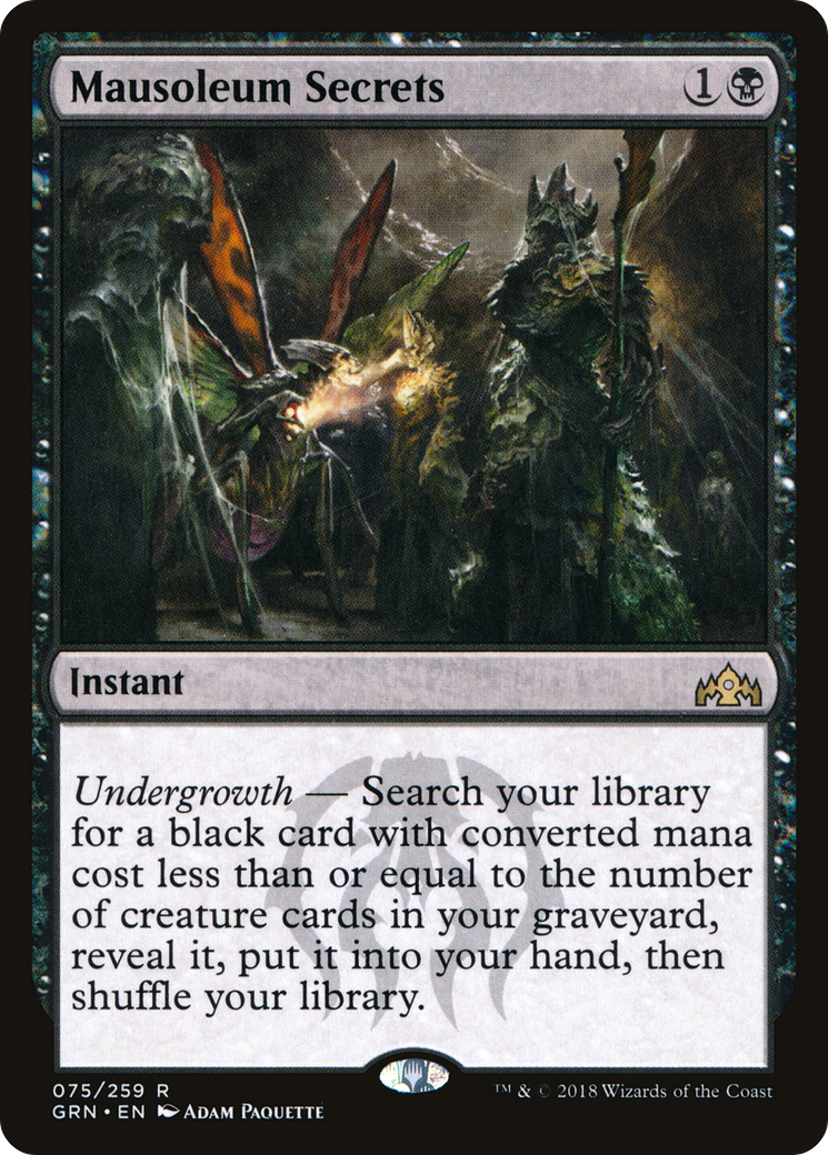 Mausoleum Secrets (GRN-075) - Guilds of Ravnica