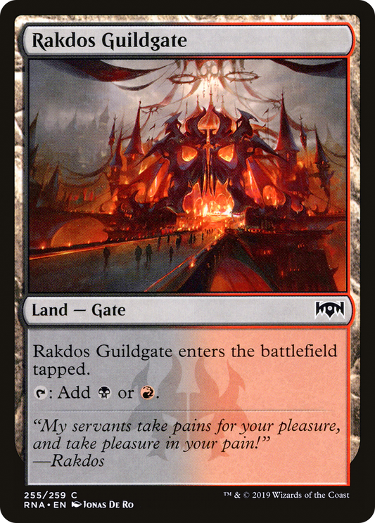 Rakdos Guildgate (RNA-255) - Ravnica Allegiance Foil