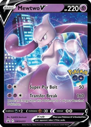 Mewtwo V (SWSH223/307) - SWSH Sword & Shield Promo Cards Holofoil - Promo