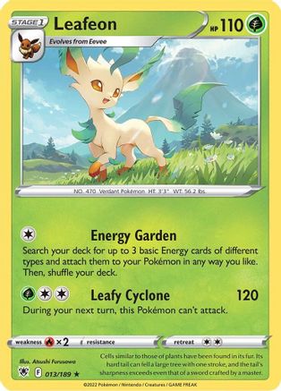 Leafeon 013/189 - SWSH10 Astral Radiance Normal - Rare