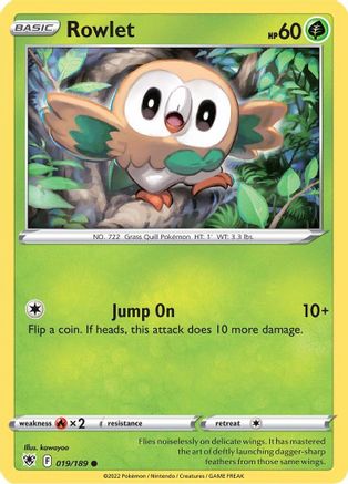 Rowlet 19/189 - Astral Radiance